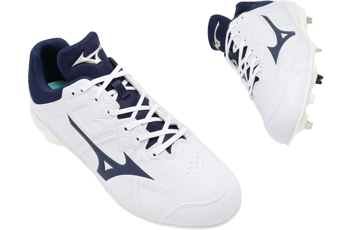 Mizuno Lightrevo Buddy 2 Wide White / Navy - Jan 2024