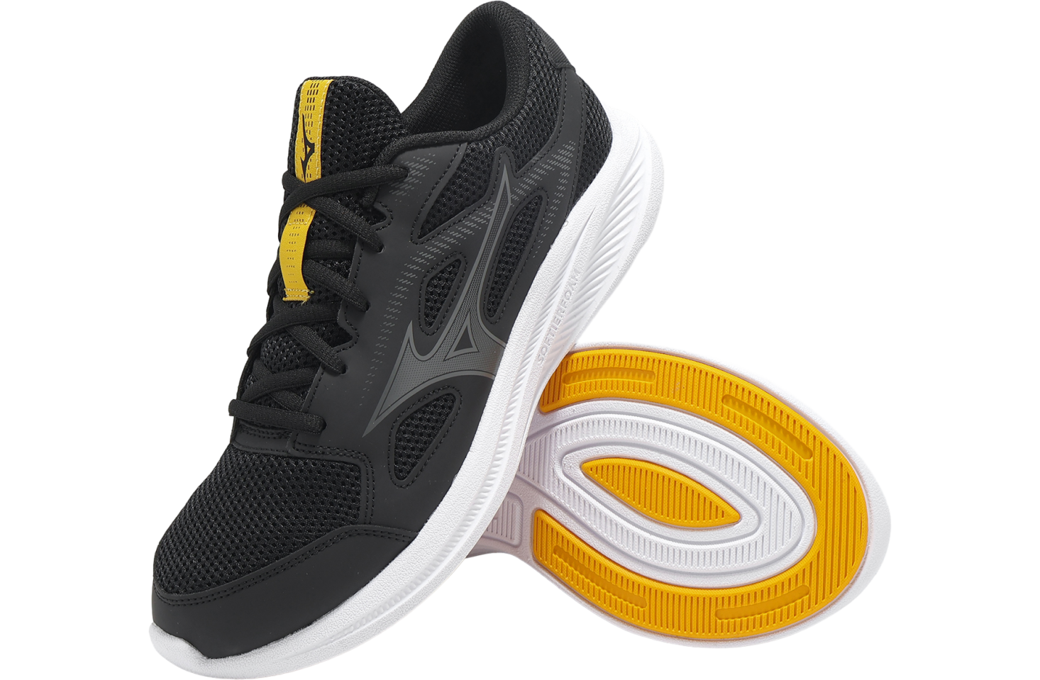 【mizuno_m】 Mizuno Maximizer 27 Wide Black / Yellow - Oct 2025 - K1GA250006