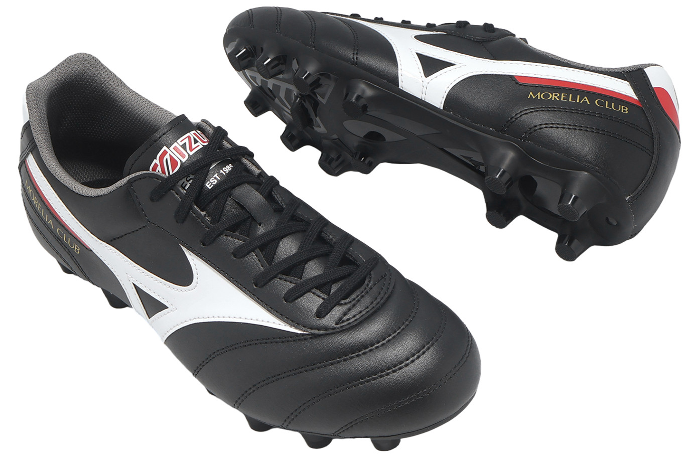 Mizuno Morelia II Club Black / White - Aug 2025 - P1GA250801