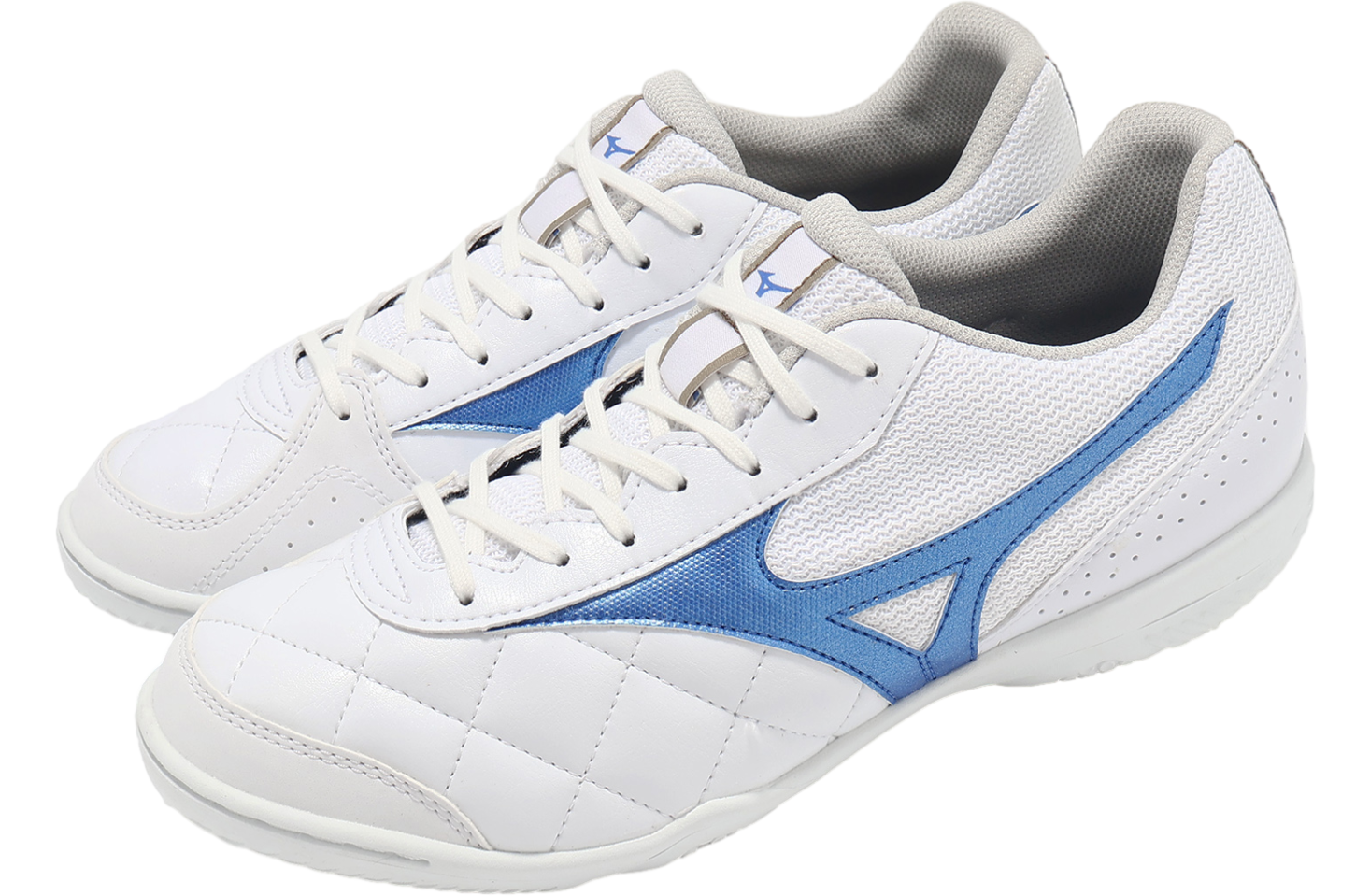 シューズ・サンダルその他 MIZUNO Public Morelia Sala Club TF White Blue Q1GB241602 Mizuno MRL Sala Club In White / Blue - Jun 2024 - Q1GA241602