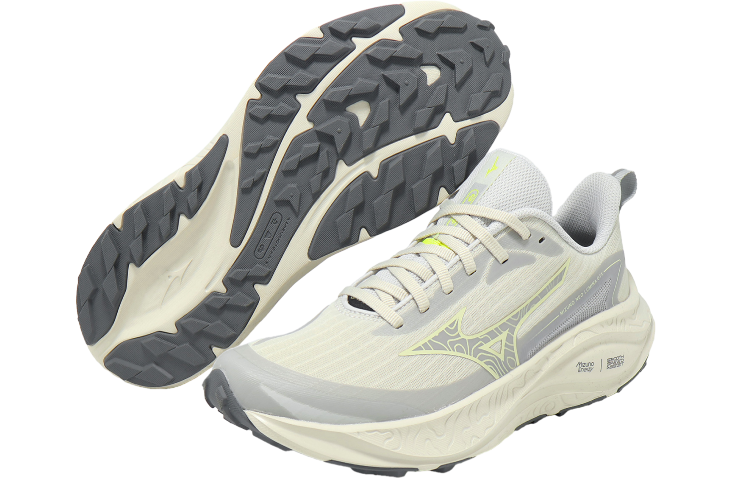 Mizuno Neo Lumina GTX White / Grey - Jan 2026 - J1GK265921