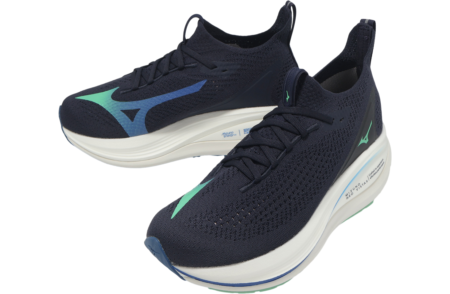 Mizuno Neo Vista 2 Navy / White - Jun 2025 - J1GC253406