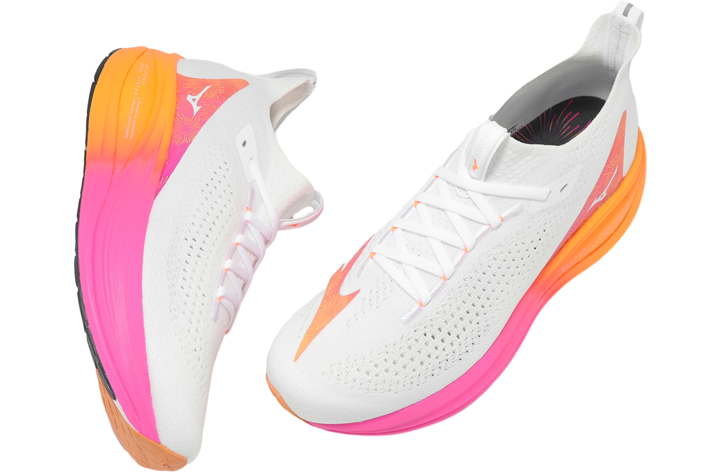 Mizuno Neo Vista 2 White / Pink - Jun 2025 - J1GC254704