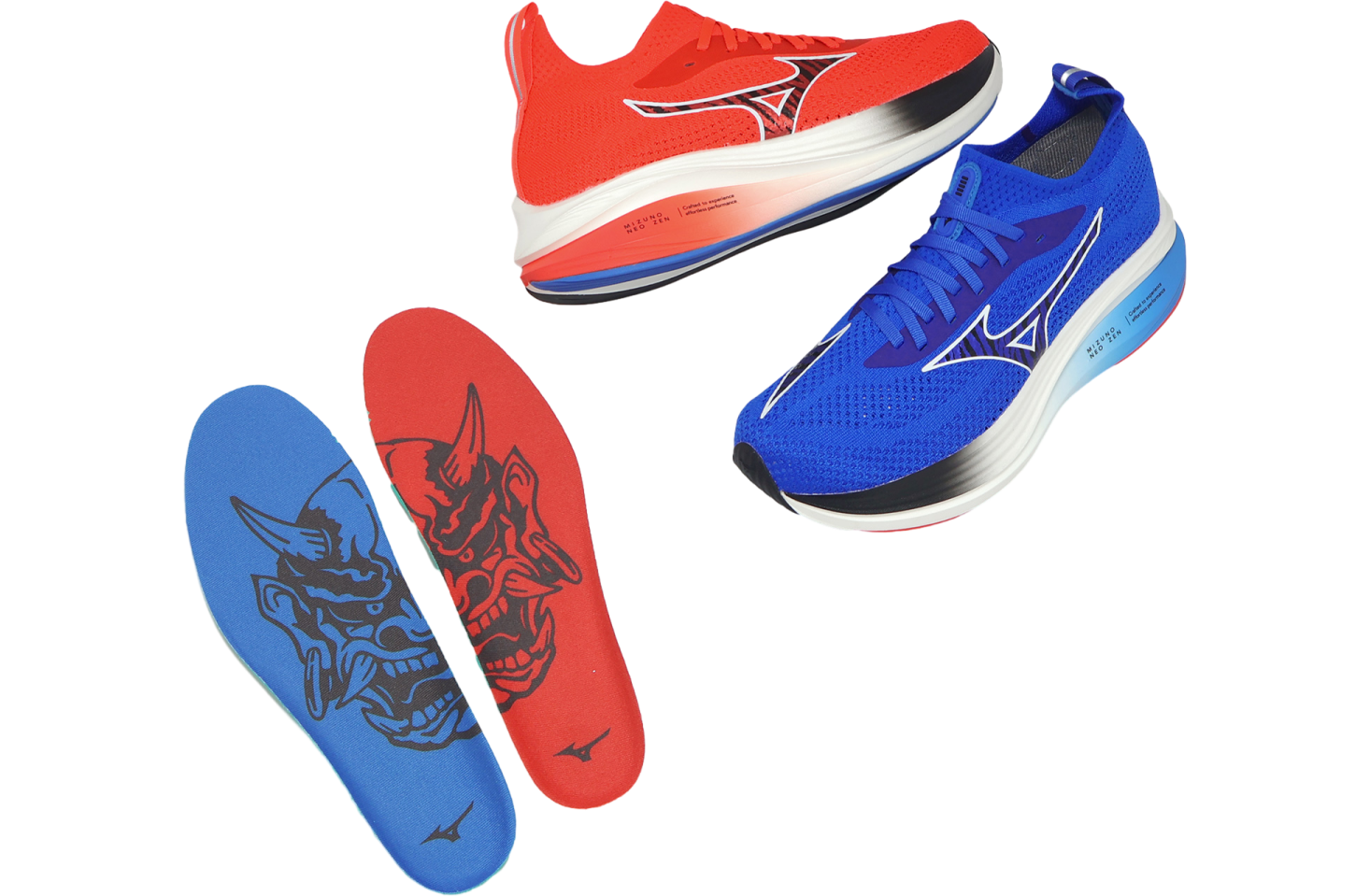 Mizuno Neo Zen Red / Blue - May 2025 - J1GC258204