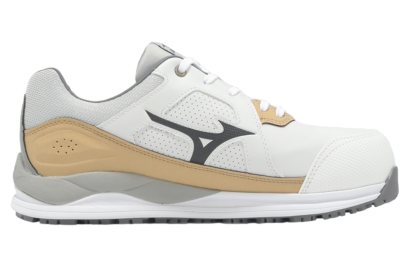 Mizuno Prime Fit HW II 11L Wide White / Brown