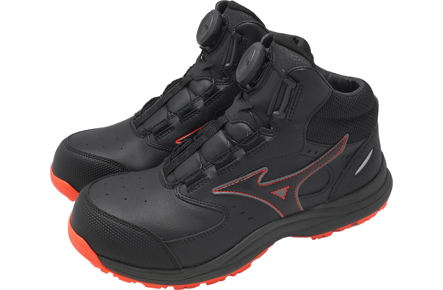 Mizuno Prime Fit LS III 71M BOA Wide Black / Red
