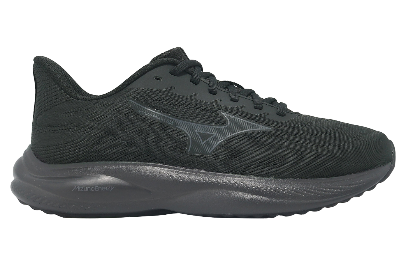 Mizuno Revolt 4 Black - Jul 2025 - J1GC251432 - KicksOnFire.com