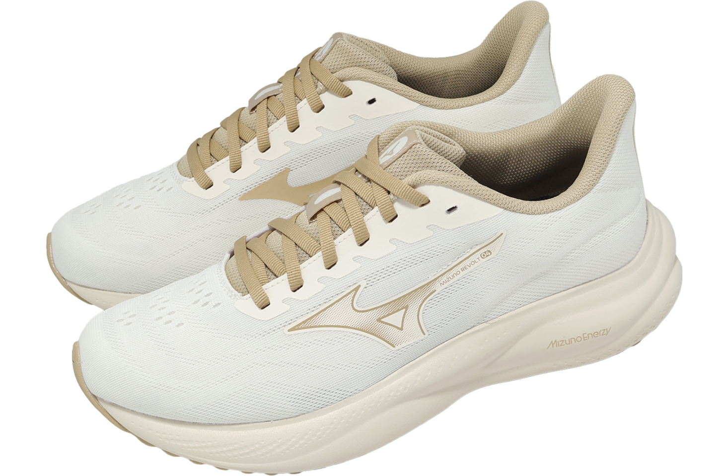 Mizuno Revolt 4 White / Beige