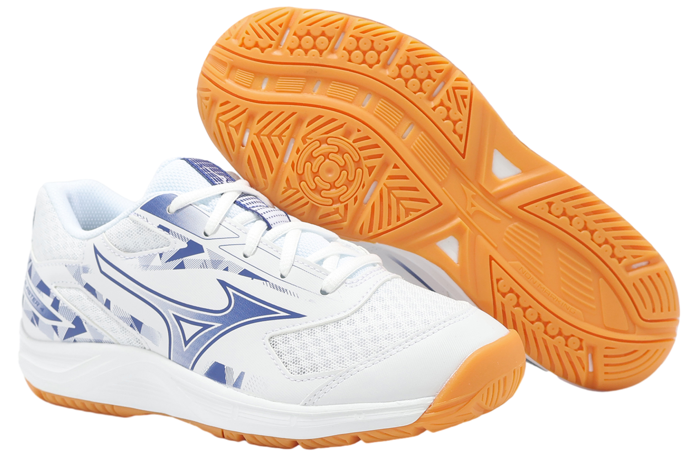 Mizuno Sky Blaster 4 Wide White / Blue - Jan 2025