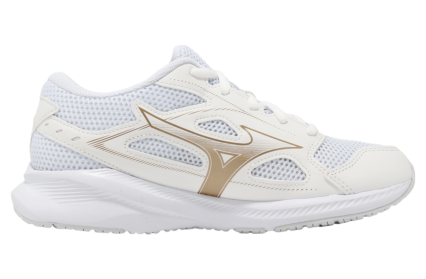 Mizuno Spark 9 WMNS White / Gold - Feb 2025 - K1GA240422