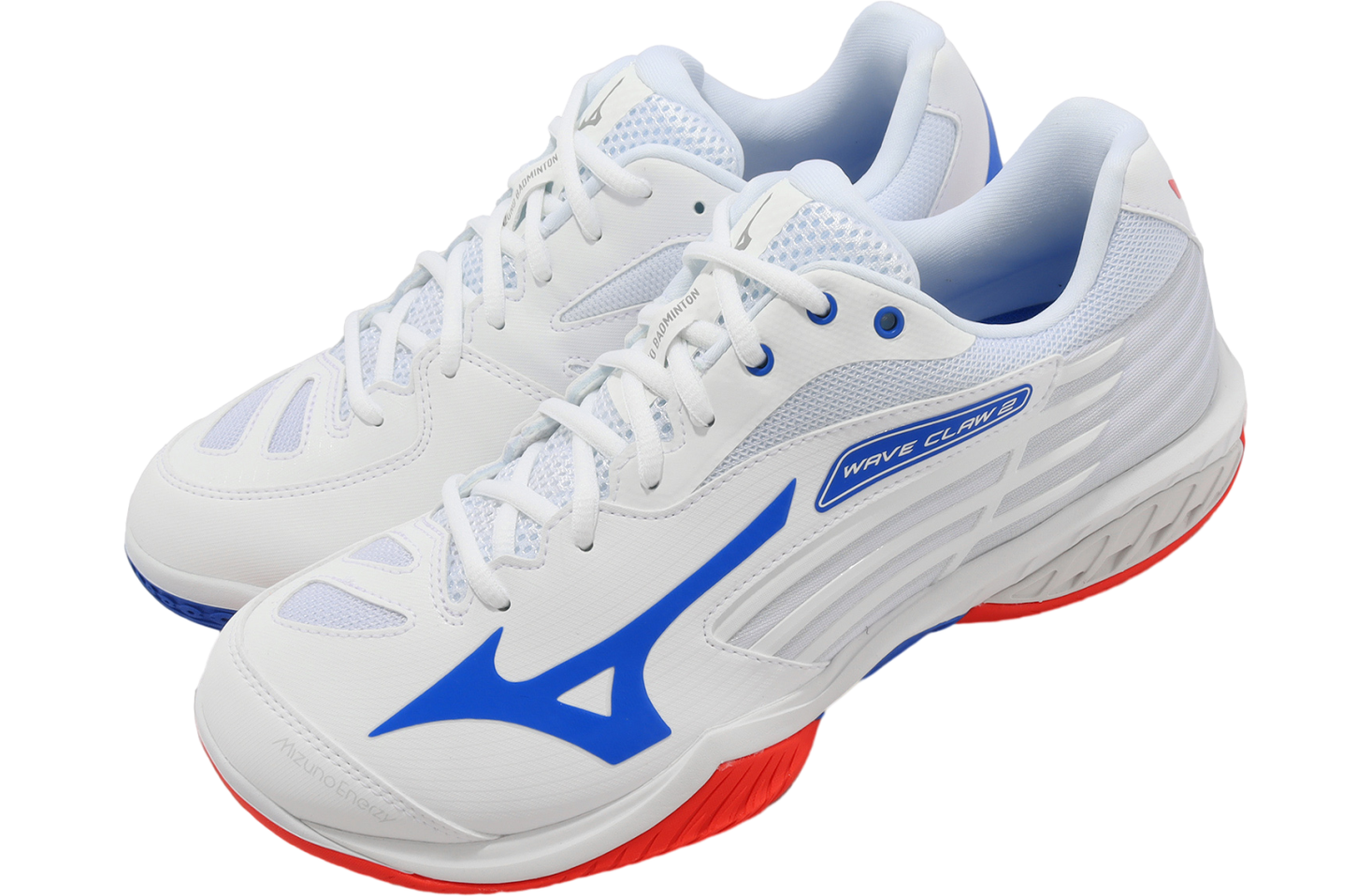 mintotomugi Mizuno Wave Claw Neo 2 'White Blue Yellow' 71GA227026