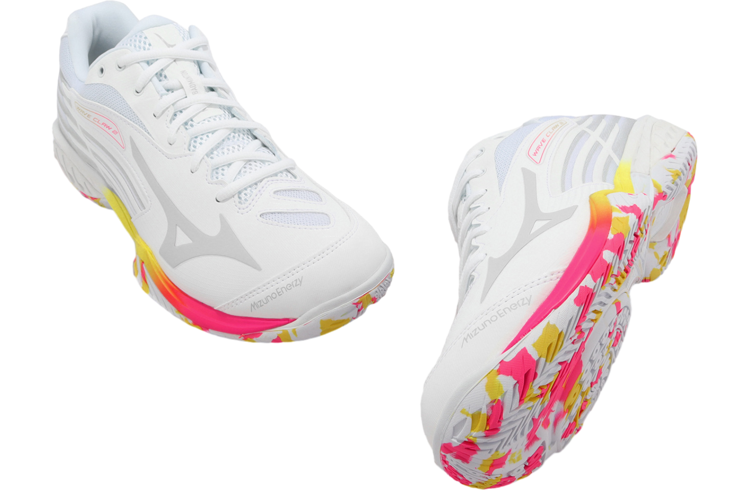 わ② Mizuno Wave Claw 2 Wide White / Green - Jul 2023