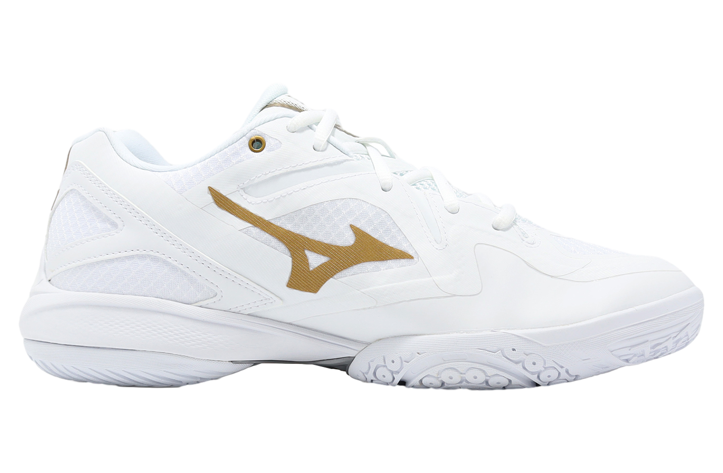 Mizuno Wave Claw 3 Wide White / Gold - Jan 2024 - 71GA244341