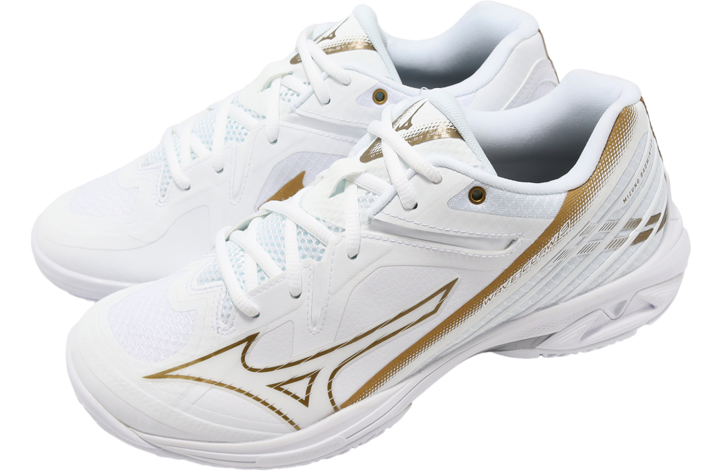 ファッション / White Wide 3 Claw Wave Mizuno Gold 71GA244341 - 2024 Jan - ジャケット・アウター