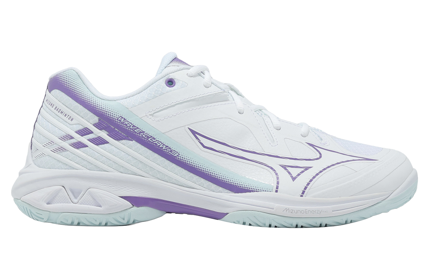 Mizuno Wave Claw 3 Wide White / Purple - Jan 2025 - 71GA244329