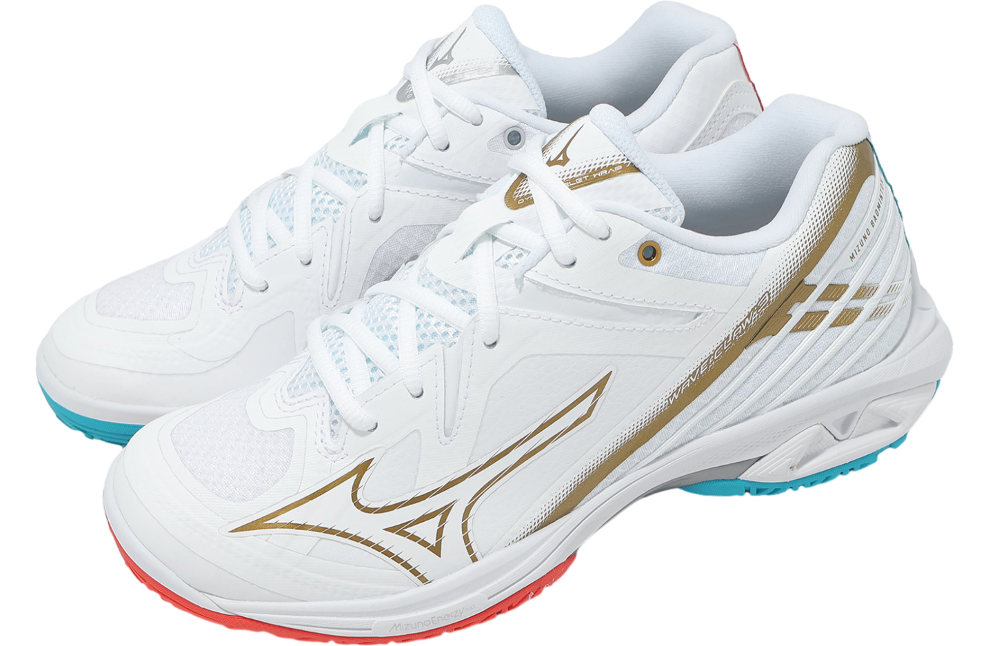 Mizuno Wave Claw 3 Wide White / Red