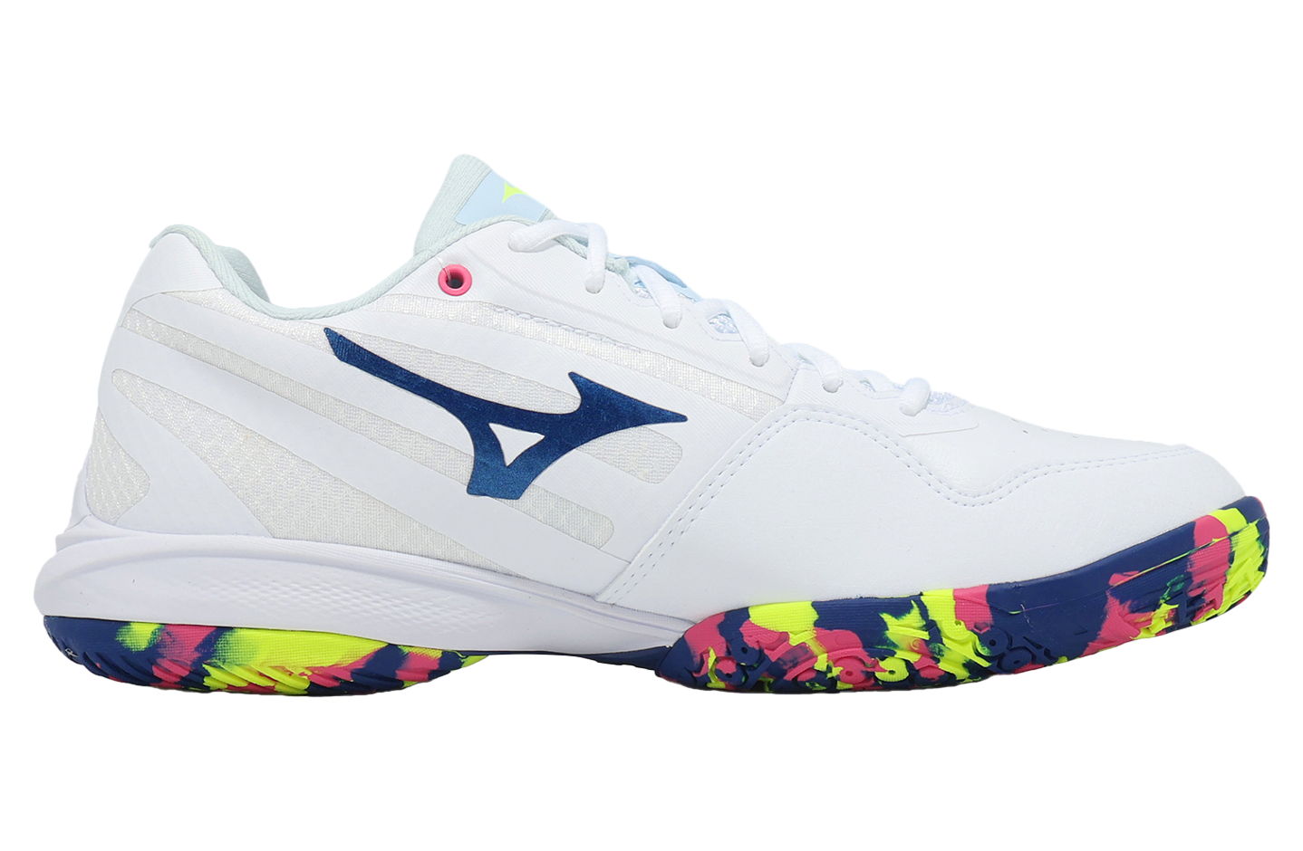Mizuno Wave Claw 4 Wide White / Blue / Multi