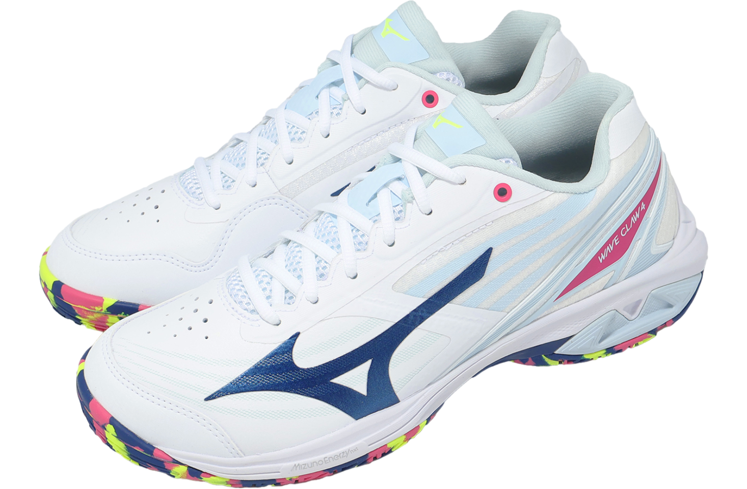 Mizuno Wave Claw 4 Wide White / Blue / Multi