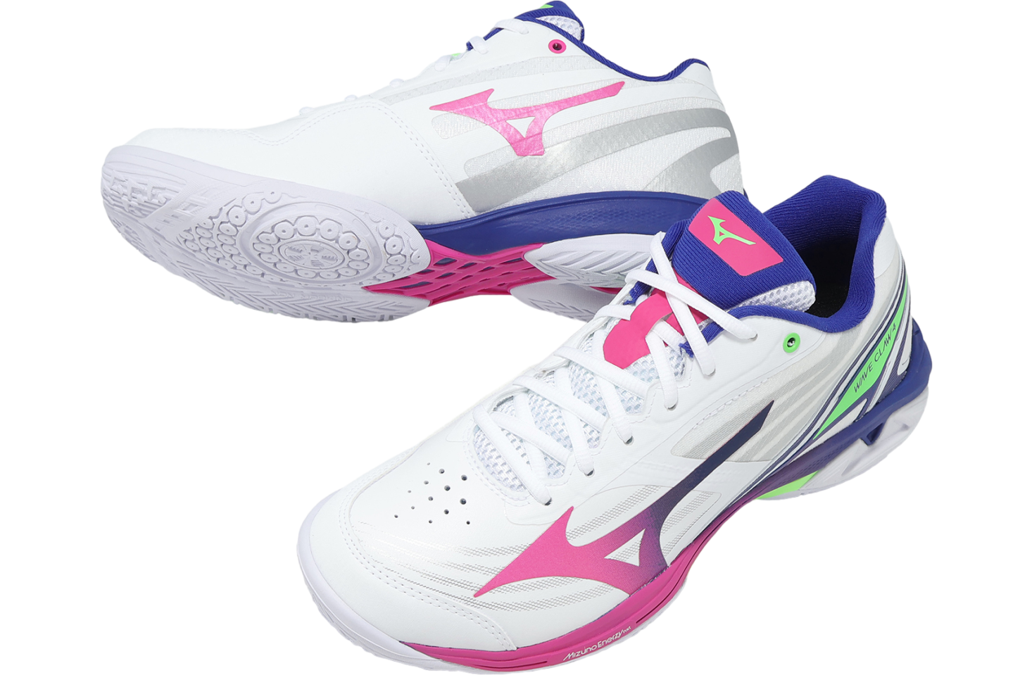 Mizuno Wave Claw 4 Wide White / Multi - Jan 2026 - 71GA264301