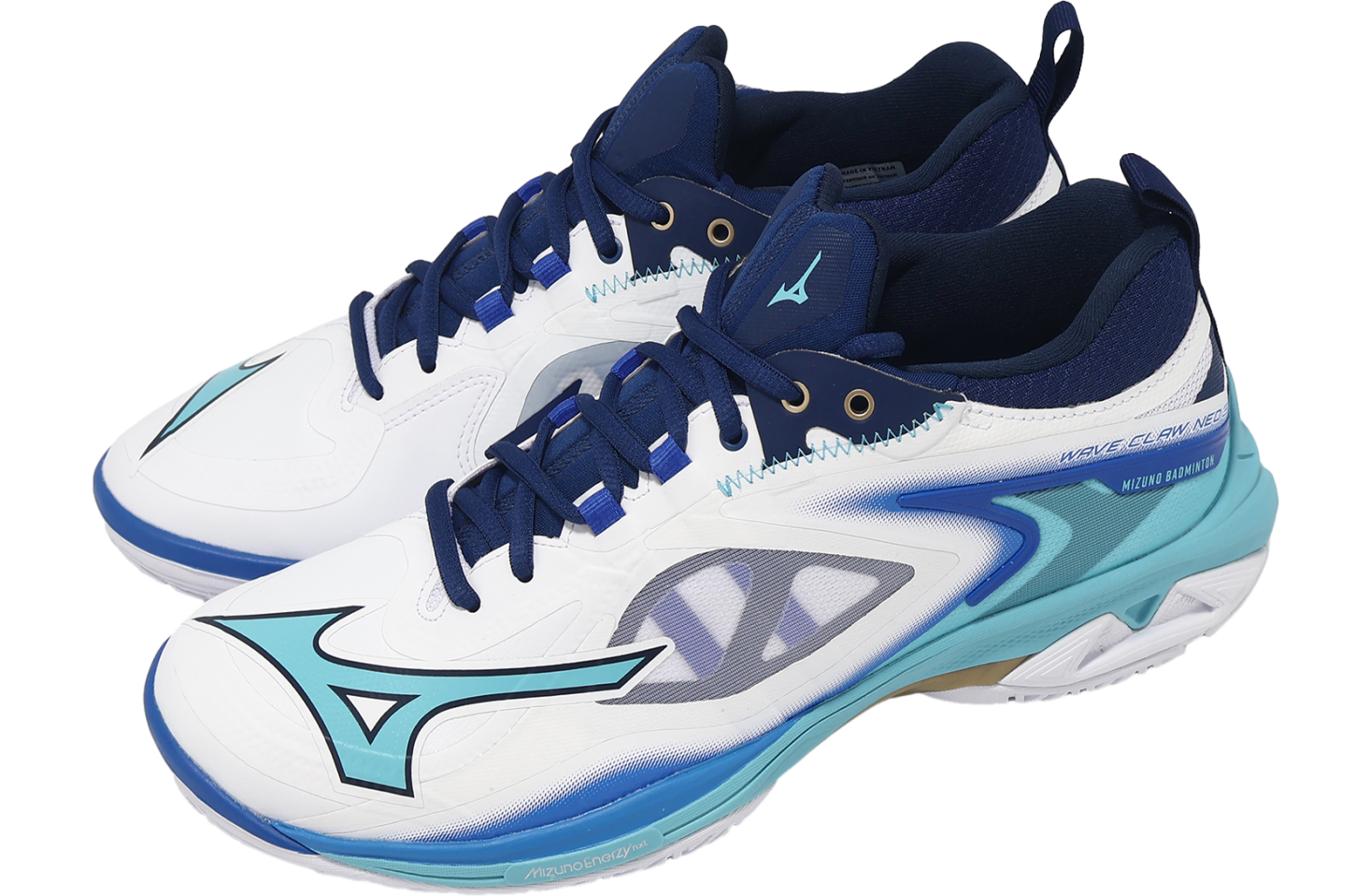 Mizuno Wave Claw Neo 3 Wide White / Blue