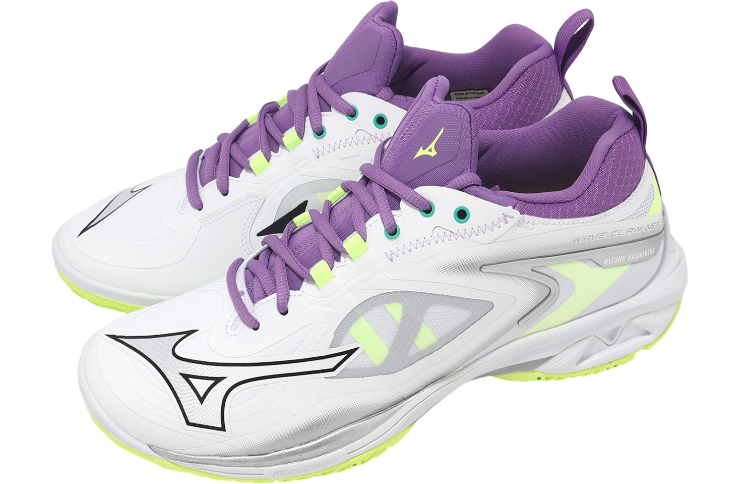 Mizuno Wave Claw Neo 3 Wide White / Purple