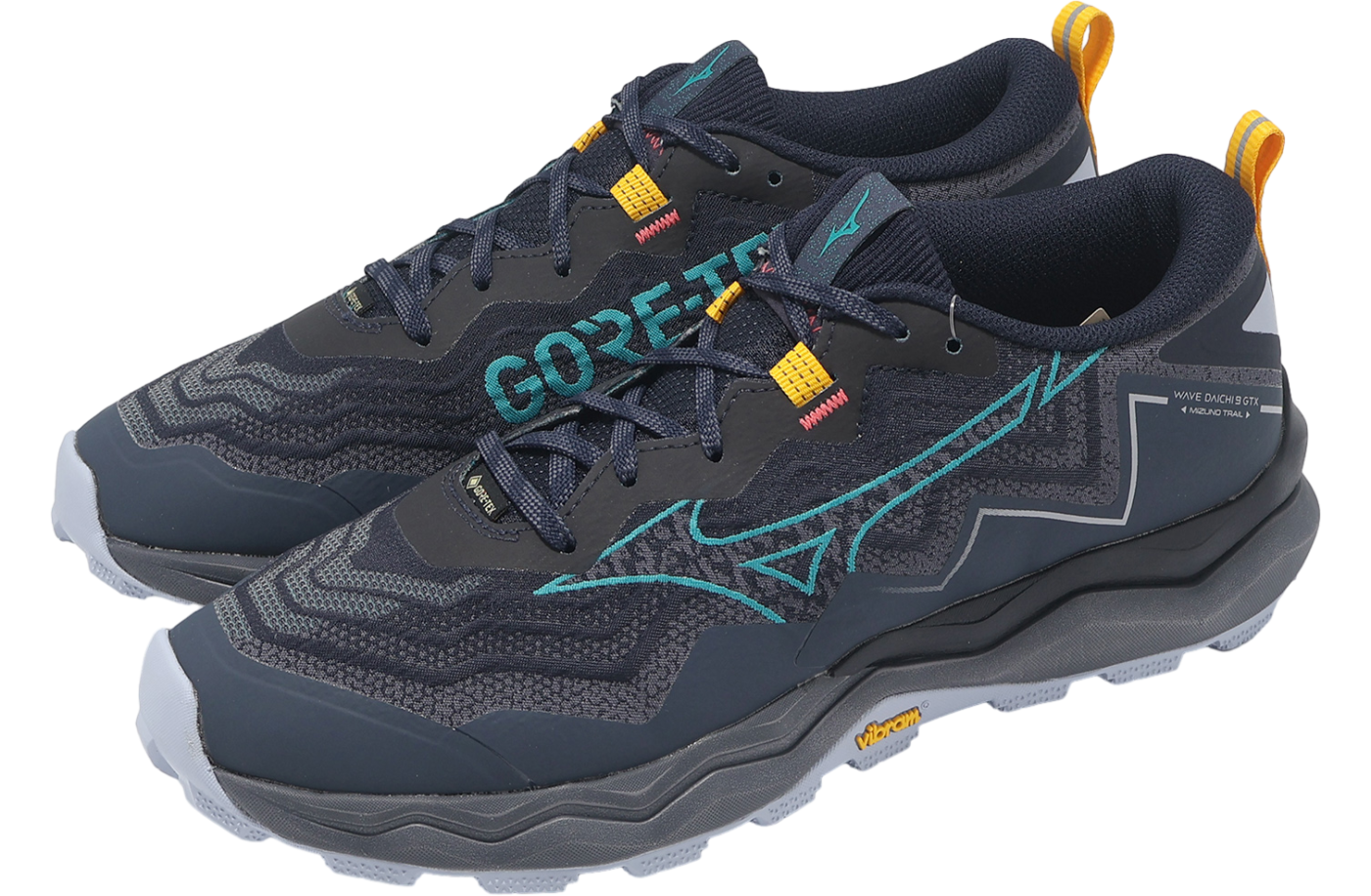 Mizuno Wave Daichi 9 GTX Navy / Yellow