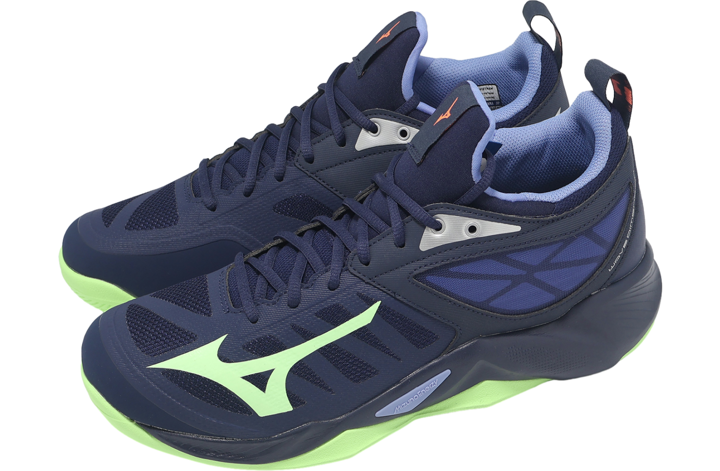 Mizuno Wave Dimension Navy / Green