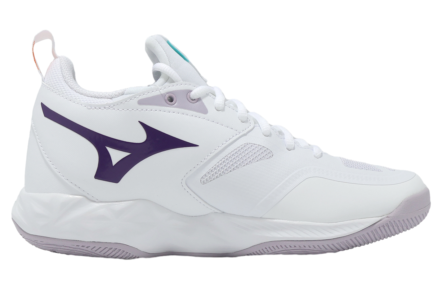 ★87MM★ Mmlg ANIMATE JUMP MELGE HFT EVERY WHITE Mizuno Wave Dimension WMNS White / Purple - Jan 2025