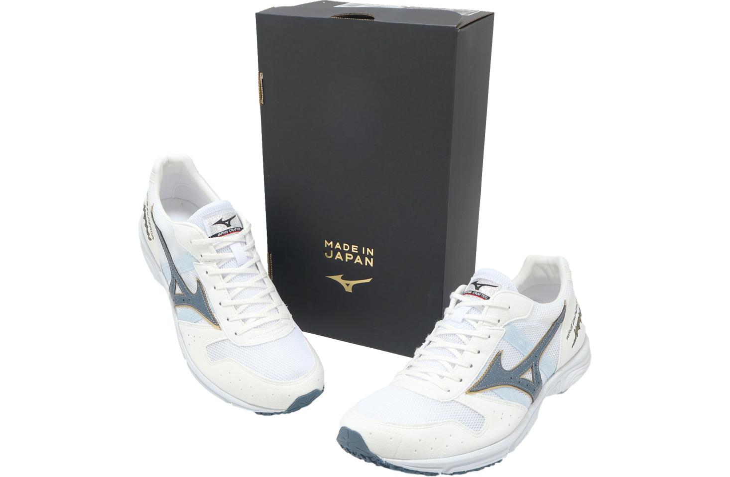 Mizuno Wave Emperor Japan 4 White / Navy - May 2025