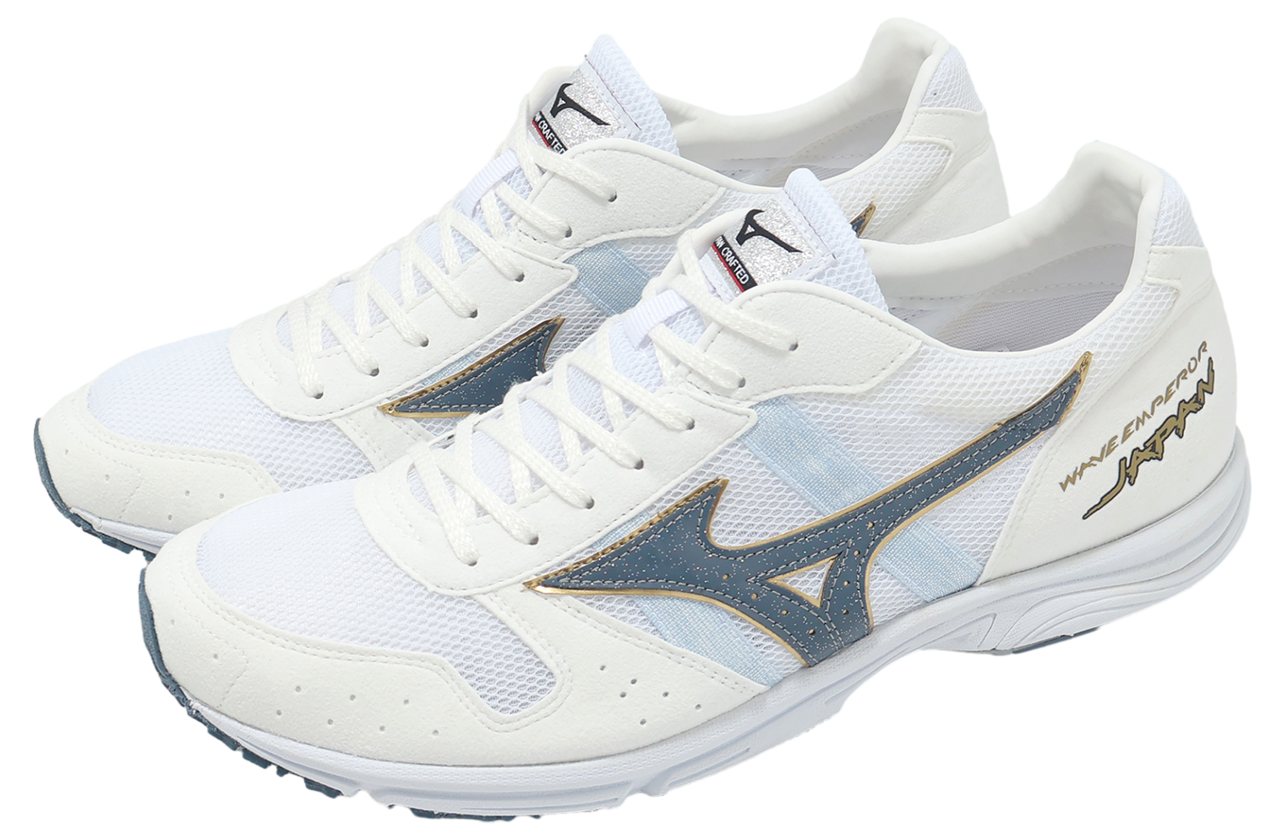 Mizuno Wave Emperor Japan 4 White / Navy - May 2025