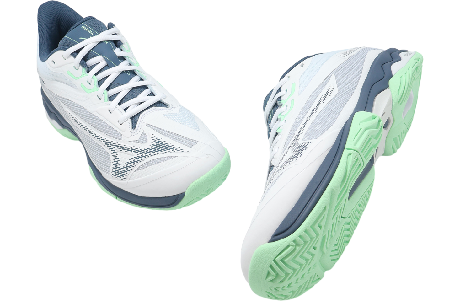 Mizuno Wave Exceed Light 2 AC White / Navy - Jan 2025 - 61GA231837