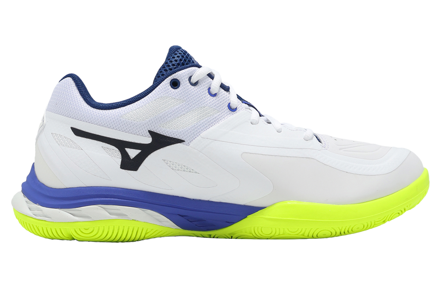 Mizuno Wave Fang 2 Wide White / Blue / Green