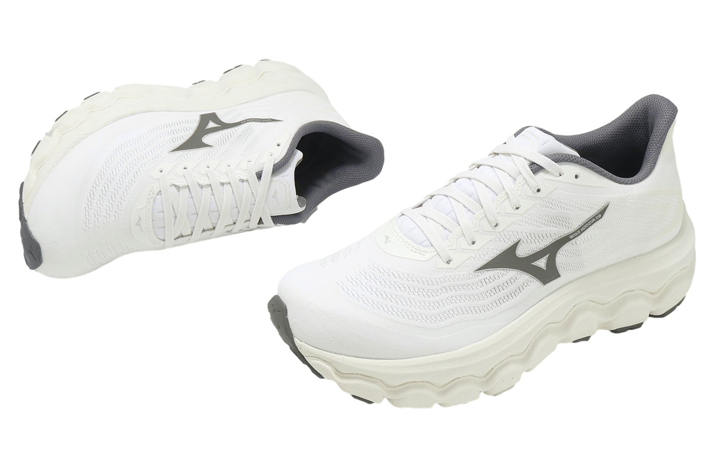 Mizuno Wave Horizon 8 Super Wide White / Grey - Jun 2025