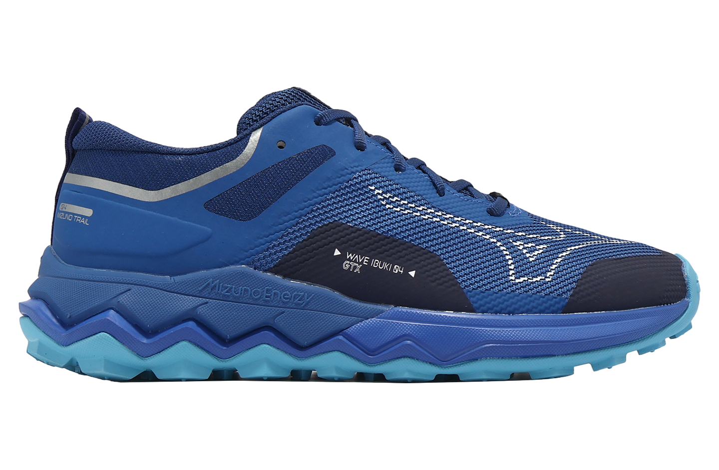 ヒナノビア Mizuno Wave Ibuki 4 GTX Blue / White - Aug 2024 - J1GJ225911