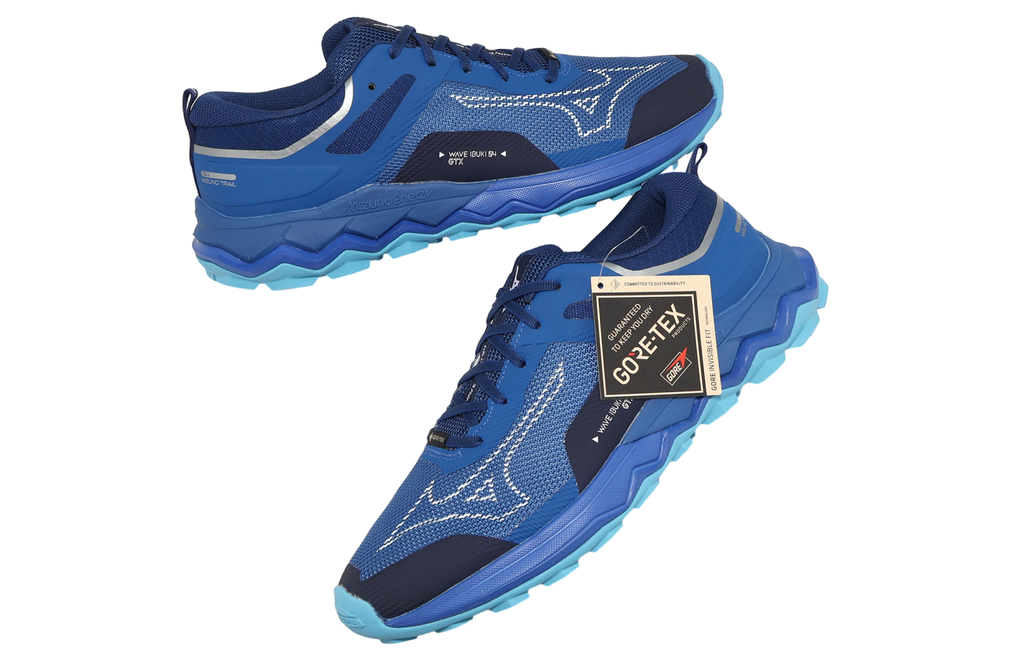 Mizuno Wave Ibuki 4 GTX Blue / White - Aug 2024 - J1GJ225911