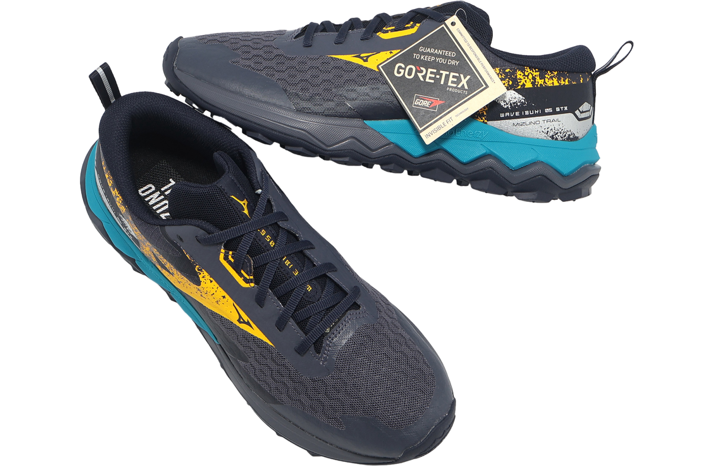 Mizuno Wave Ibuki 5 GTX Navy / Yellow - Jun 2025