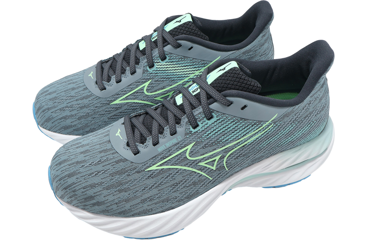 Mizuno Wave Inspire 21 Super Wide Grey / Blue