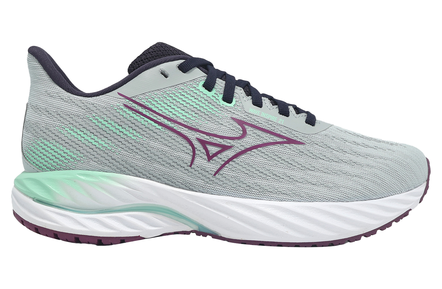 スニーカー MIZUNO Women Sneakers MI D1GA2511 W AGAVE11728 GREEN Wave Rider 10 Sportstyle Sneaker, Agave Green/Black Sand