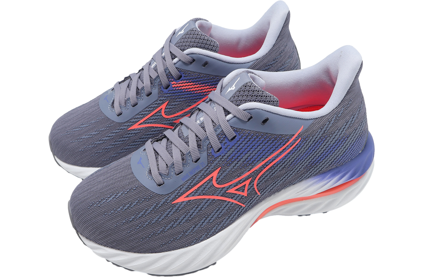 Mizuno Wave Inspire 21 Super Wide WMNS Grey / Red