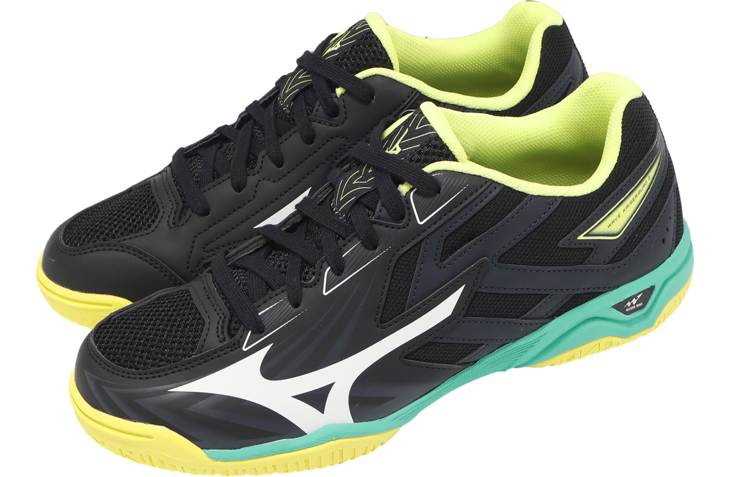 Mizuno Wave Kaiserburg 8 Wide Black / Yellow