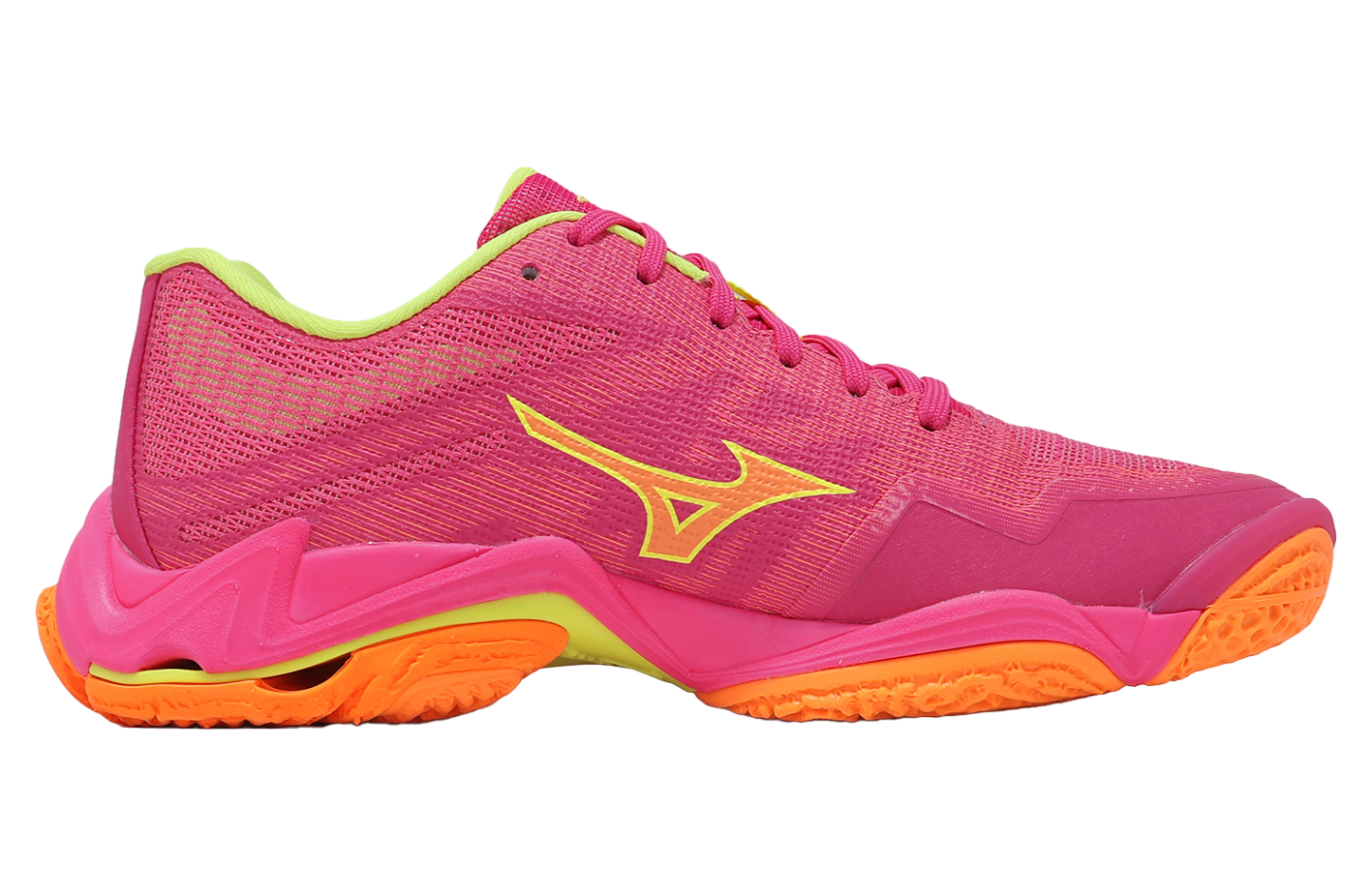 Mizuno Wave Lightning Elite Pink Tetra / Fortune Yellow