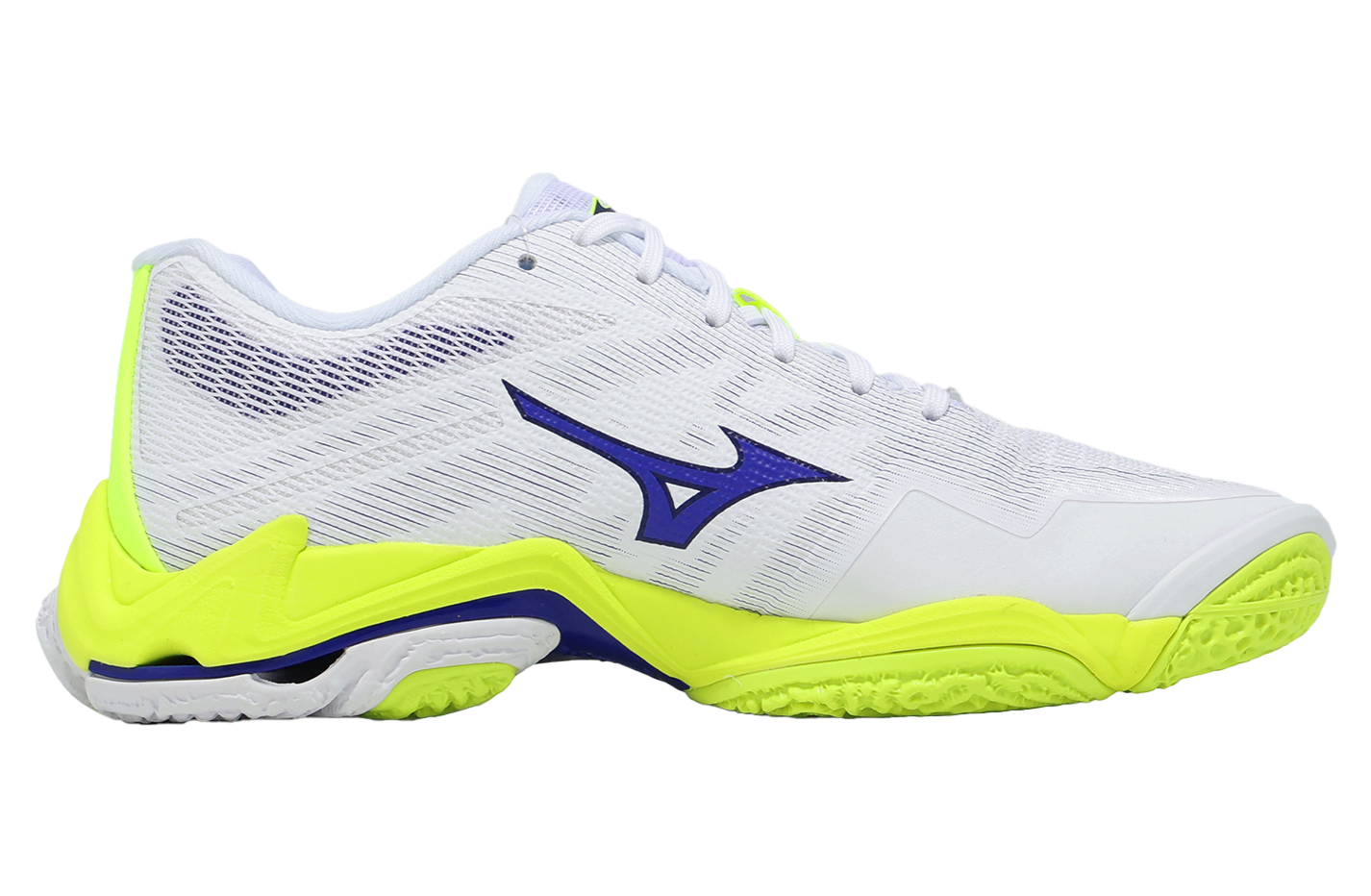 Mizuno Wave Lightning Elite White / Blue / Yellow