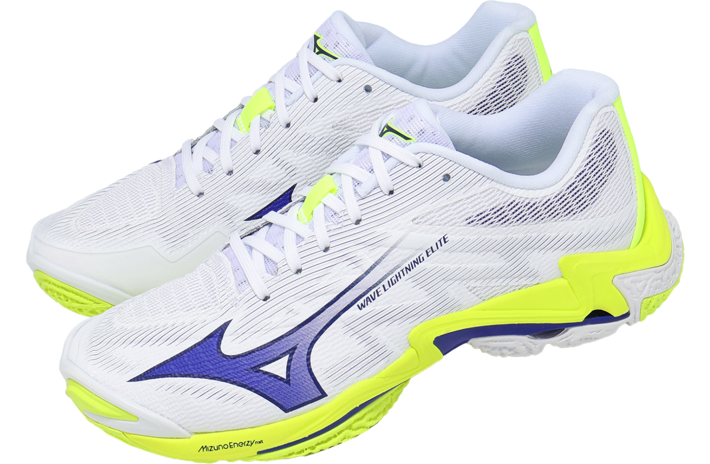 Mizuno Wave Lightning Elite White / Blue / Yellow
