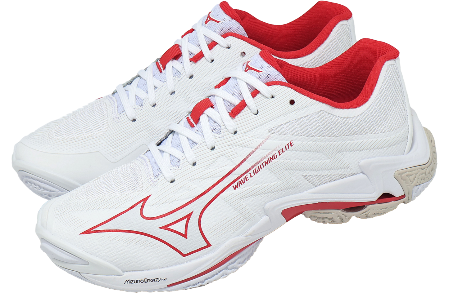 Mizuno Wave Lightning Elite White / Red