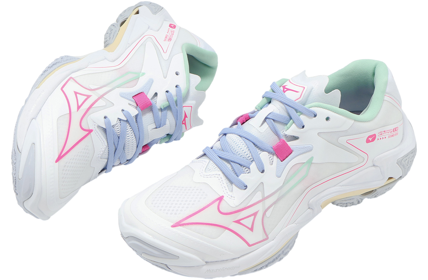 Mizuno Wave Lightning Z8 White / Pink - Feb 2025