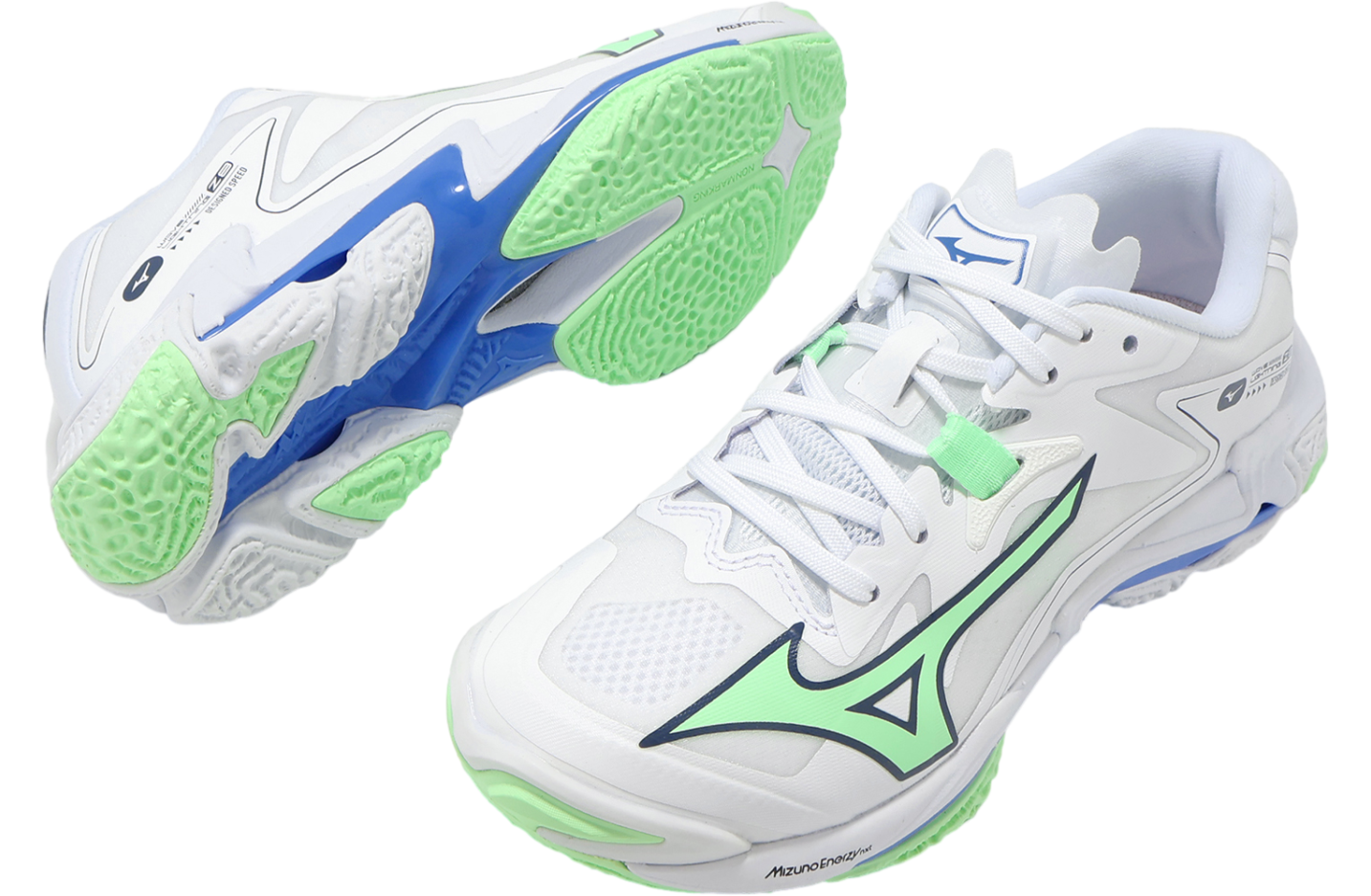 Mizuno Wave Lightning Z8 Wide White / Green - Jan 2025