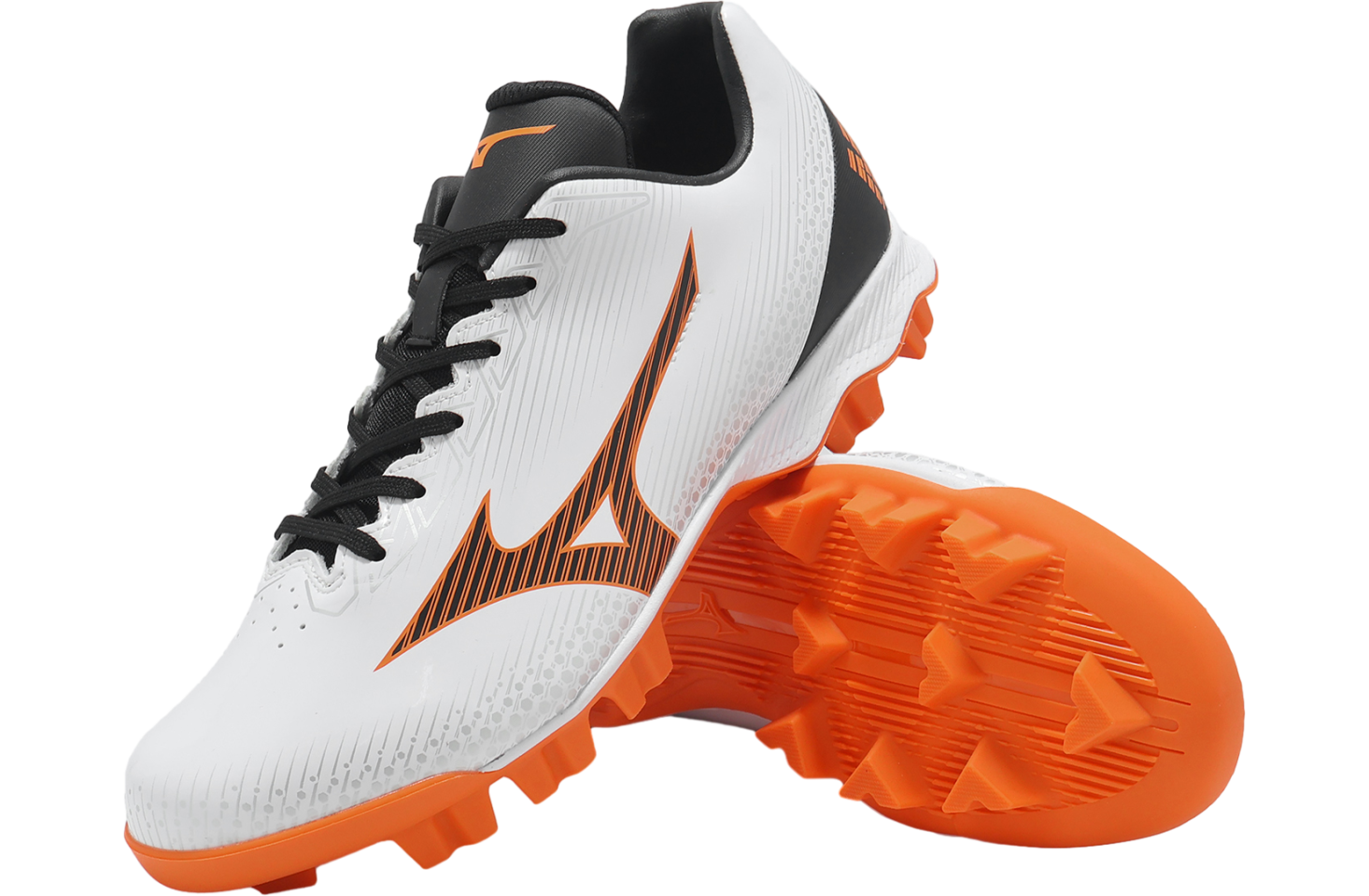 Mizuno Wave Lightrevo Wide White / Orange - Jan 2025