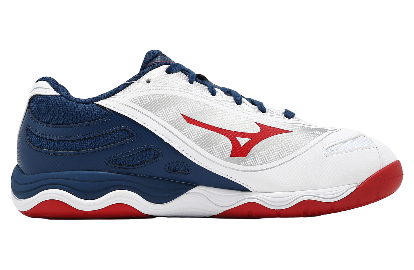 Mizuno Wave Medal 7 Wide White / Navy