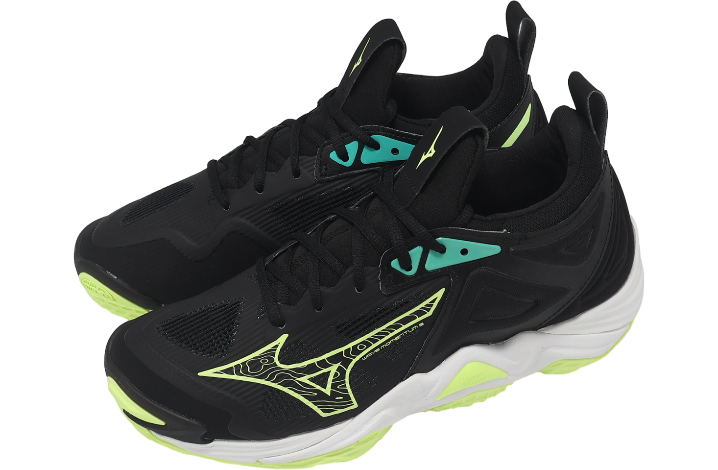 Mizuno Wave Momentum 3 Black / Green