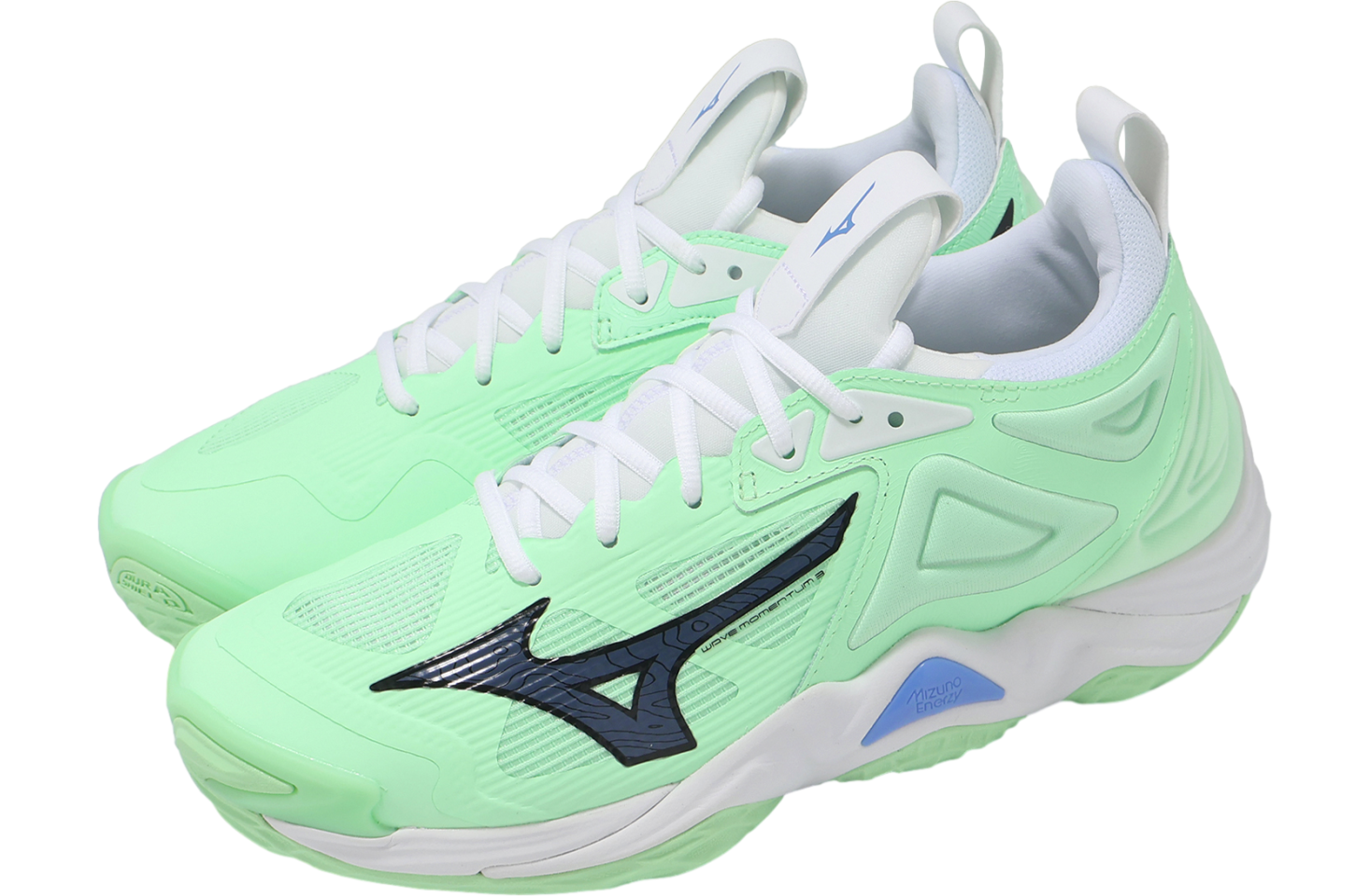 Mizuno Wave Momentum 3 Green / White - Jan 2025 - V1GA231287